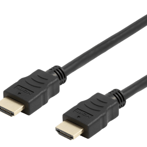 Fleksibelt HDMI kabel - High Speed med Ethernet - 4K 30Hz - 5m - Livstidsgaranti