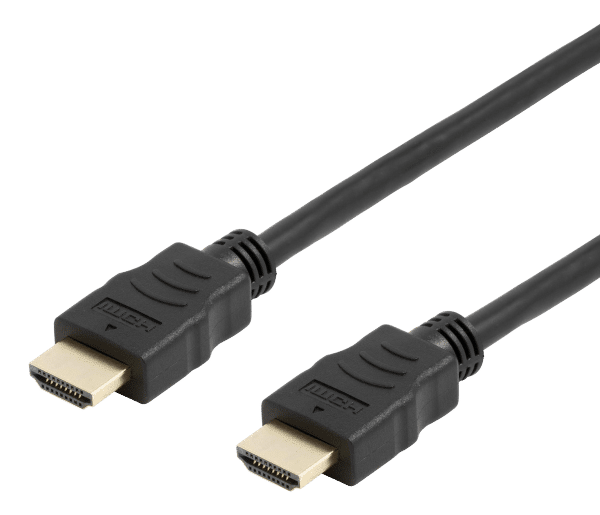 Fleksibelt HDMI kabel - High Speed med Ethernet - 4K 30Hz - 5m - Livstidsgaranti