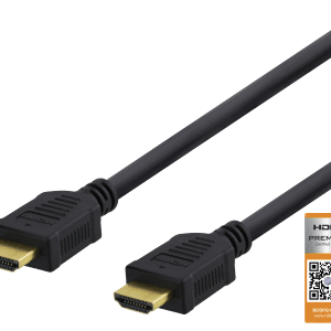 Fleksibelt HDMI kabel - High Speed med Ethernet - 4K 60Hz UHD - 3m - Livstidsgaranti