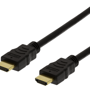 Fleksibelt HDMI kabel m/ethernet - 4K UltraHD 60Hz - 1M - Livstidsgaranti