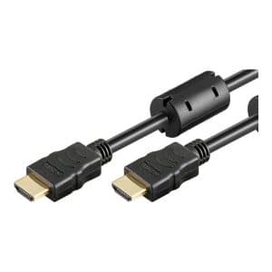 Goobay HiSpeed 0300 FG - HDMI med Ethernet-kabel - 3 m