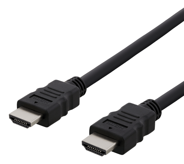 HDMI kabel - 4K UltraHD - med ethernet - 2m - Sort - Livstidsgaranti