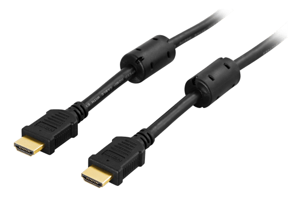 HDMI kabel - High Speed med Ethernet - 4K 60Hz - 1m - Livstidsgaranti