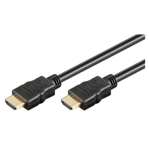 High Speed 4K HDMI kabel med Ethernet - Sort - 1.5 m