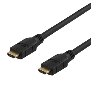 PRIME HDMI kabel - Aktivt - 4K - High Speed med Ethernet - 20m - sort - Livstidsgaranti
