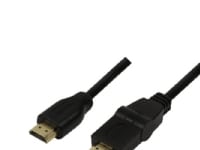 LogiLink High Speed with Ethernet - HDMI-kabel med Ethernet - HDMI han til HDMI han - 1.8 m - 180° roterende stikforbindelse