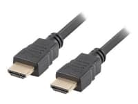 Lanberg - High Speed - HDMI-kabel med Ethernet - HDMI han til HDMI han - 20 m - sort - 4K support