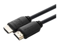 MicroConnect - Ultra High Speed - HDMI-kabel med Ethernet - HDMI han til HDMI han - 7.5 m - tripel-afskærmet - sort - Dolby DTS-HD Master Audio suppo