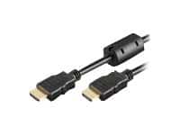 MicroConnect High Speed HDMI with Ethernet - HDMI-kabel med Ethernet - HDMI han til HDMI han - 1 m