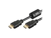 MicroConnect High Speed HDMI with Ethernet - HDMI-kabel med Ethernet - HDMI han til HDMI han - 10 m