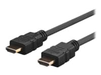 VivoLink Pro - HDMI-kabel med Ethernet - HDMI han til HDMI han - 2 m - sort - formet, 4K support (pakke med 10)