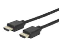 eSTUFF - High Speed - HDMI-kabel med Ethernet - HDMI han til HDMI han - 3 m - sort - 4K support