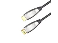 Sinox - High Speed - HDMI-kabel med Ethernet - HDMI han til HDMI han - 70 m - fiberoptik - 4K support