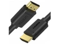 Unitek - HDMI-kabel med Ethernet - HDMI han til HDMI han - 30 cm - afskærmet - sort - 4K30 Hz support