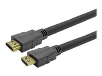 VivoLink Pro - High Speed - HDMI-kabel med Ethernet - HDMI han låsende til HDMI han låsende - 3 m - afskærmet - sort - 4K60Hz (4096 x 2160) support