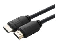 MicroConnect - High Speed - HDMI-kabel med Ethernet - HDMI han til HDMI han - 4 m - tripel-afskærmet - sort - indendørs, Dolby DTS-HD Master Audio support, Dolby TrueHD support, 4K60Hz (4096 x 2160) support