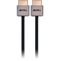 ACCELL ProULTRA Thin, HDMI-kabel, HDMI High Speed med Ethernet, 19-pin