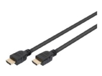ASSMANN - Ultra High Speed - HDMI-kabel med Ethernet - HDMI han til HDMI han - 3 m - tripel-afskærmet - sort - 8K support, Dolby DTS-HD Master Audio support, Dolby TrueHD support
