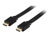 DELTACO - HDMI-kabel med Ethernet - HDMI han til HDMI han - 10 m - sort