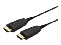 VivoLink Professional - HDMI-kabel med Ethernet - HDMI han til HDMI han - 50 m - fiberoptik - sort - 8K60 Hz (7680 x 4320) support