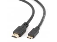 Cablexpert - HDMI-kabel med Ethernet - 19 pin mini HDMI Type C han til HDMI han - 3 m - 4K support