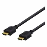 DELTACO High-Speed HDMI kabel, 5m, Ethernet, 4K UHD, sort