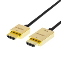 DELTACO PRIME ultratunn HDMI kabel, HDMI High Speed med Ethernet, HDM