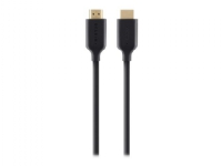 Belkin High Speed HDMI Cable with Ethernet - HDMI-kabel med Ethernet - HDMI han til HDMI han - 1 m - 4K support