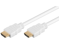 Goobay HDMI 1.4 han med Ethernet Kabel 4K 30Hz 5 m Hvid