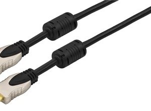 HDMI Kabel 5M High-End: Krystalklar, Ethernet, 3D-Ready - Sort