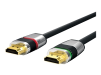 Purelink Ultimate ULS1000 - HDMI-kabel med Ethernet - HDMI han til HDMI han - 50 cm - tripel-afskærmet - sort - rund, 4K support