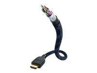 in-akustik Premium - Ultra High Speed - HDMI-kabel med Ethernet - HDMI han til HDMI han - 2 m - tripel-afskærmet - sort/blå - 10K120 Hz (10.240x4320) support