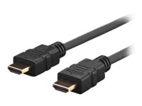 VivoLink Pro - HDMI-kabel med Ethernet - HDMI han til HDMI han - 7.5 m - sort - formet, 4K support