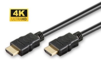 MicroConnect - Ultra High Speed - HDMI-kabel med Ethernet - HDMI han lige til HDMI han lige - 3 m - sort - Dolby TrueHD support, 4K60Hz (4096 x 2160) support